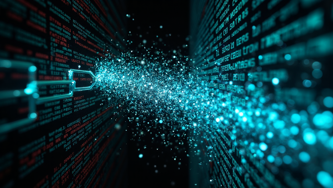 Dramatic split-screen composition, favoring a tight