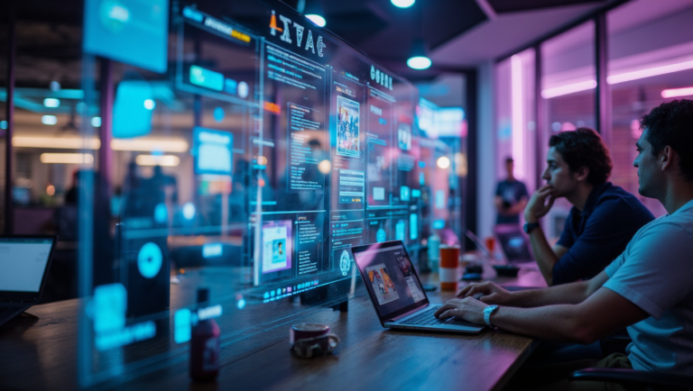 Futuristic digital illustration showing AI-powered Twitter/X growth in 2026.